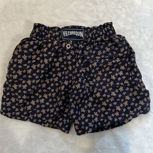 GUC Boys Vilebrequin Navy Bathing Suit Trunks Size 4